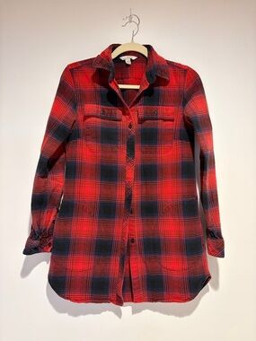 LL Bean Plaid Flannel Shirt